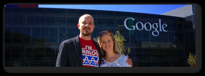 Simo and Mari at Google