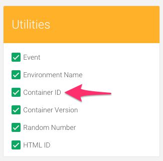 Container ID built-in