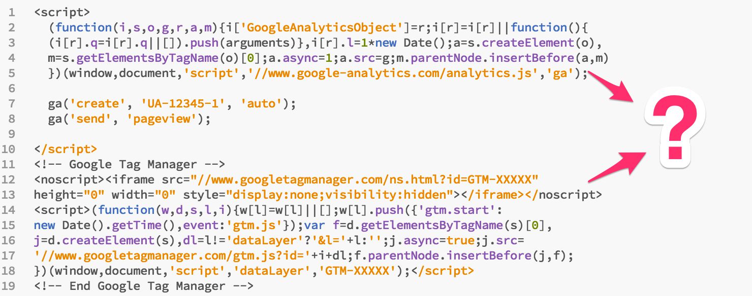 Google Analytics and GTM on the same page