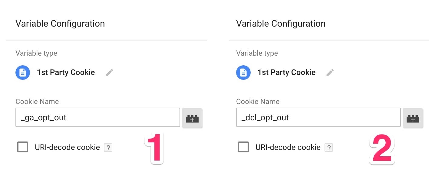 1st party cookie variables