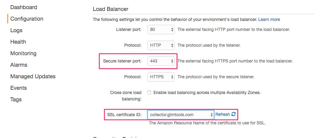 HTTPS for load balancer