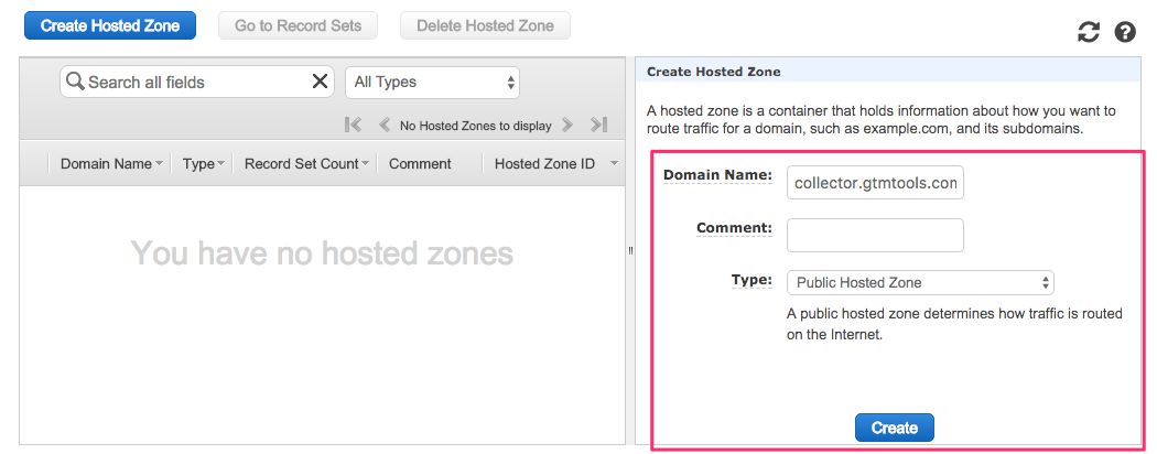 Configure hosted zone in Route 53