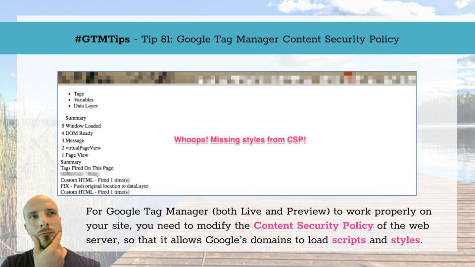 Google Tag Manager Content Security Policy