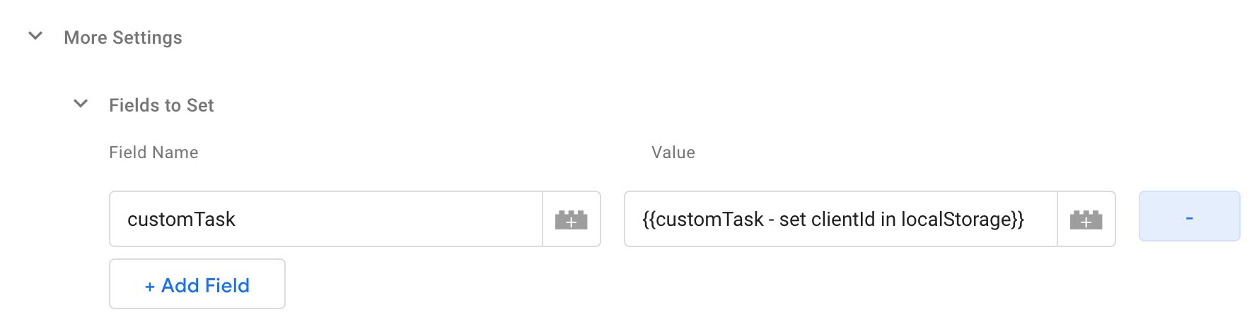 Customtask added to tag