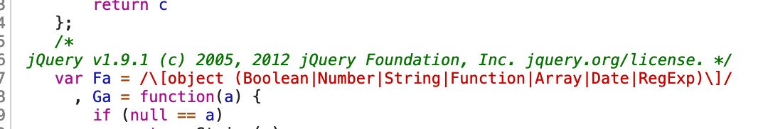 jQuery licence