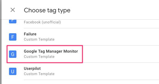 Choose tag type