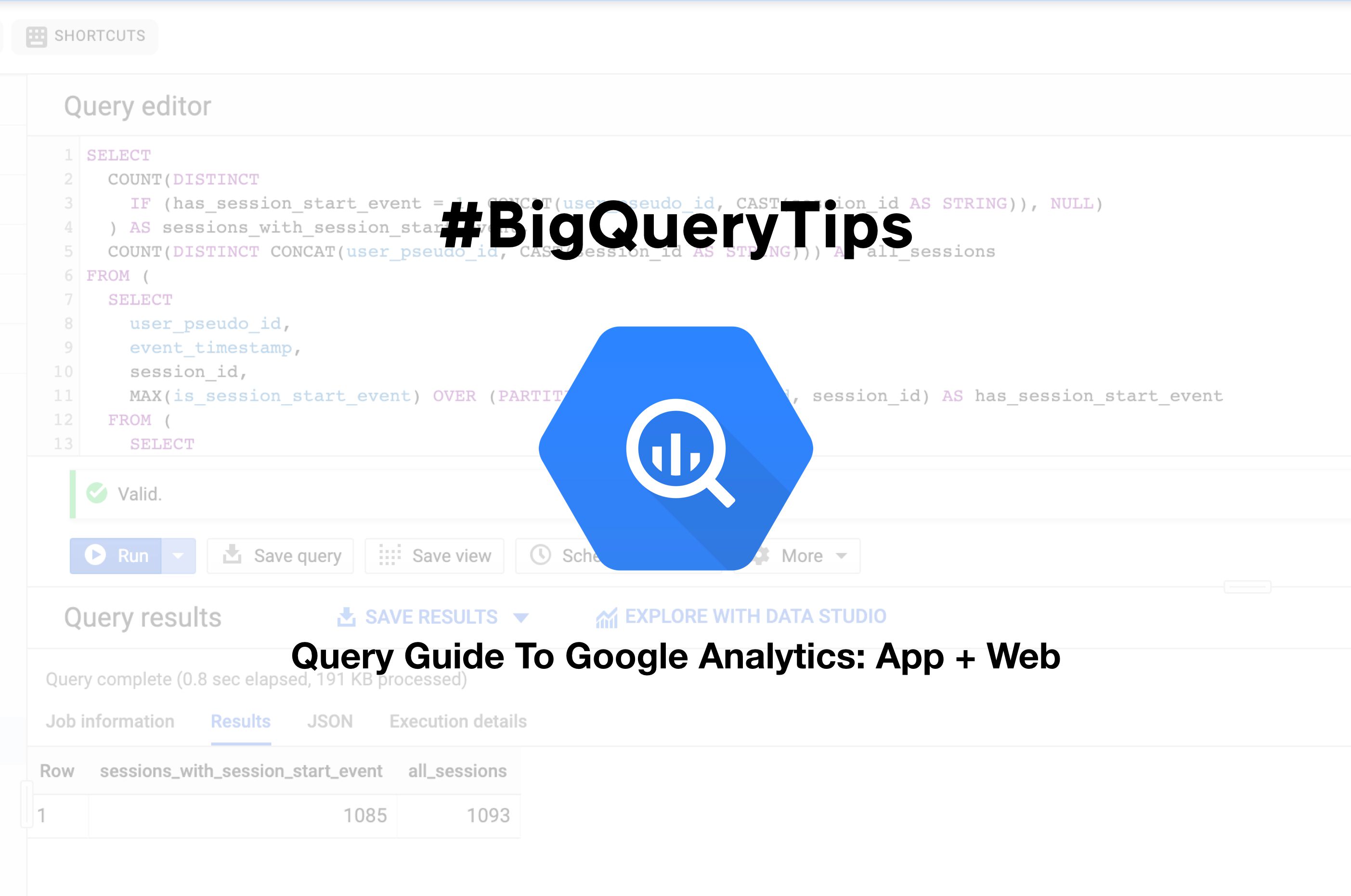 BigQuery Guide App+Web