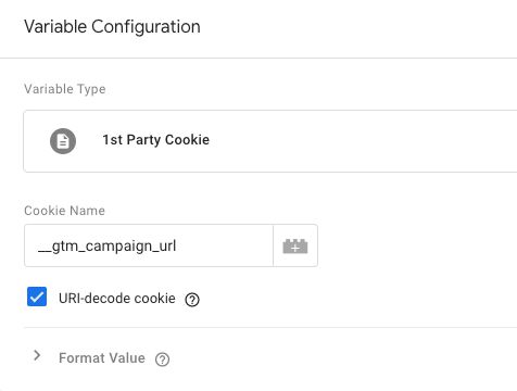Campaign URL cookie