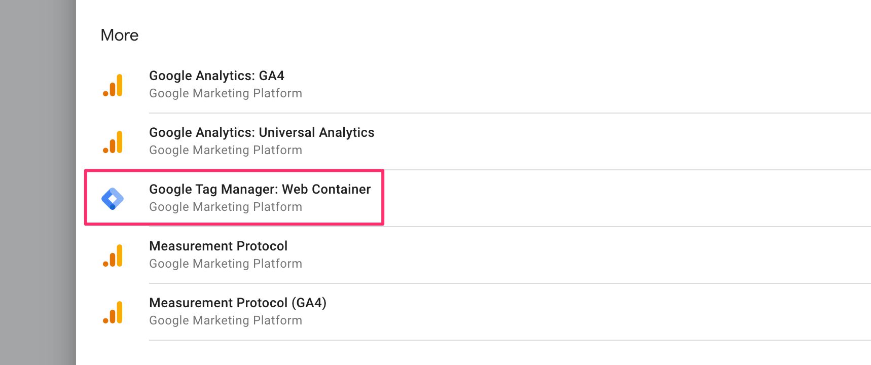 GTM Web Container