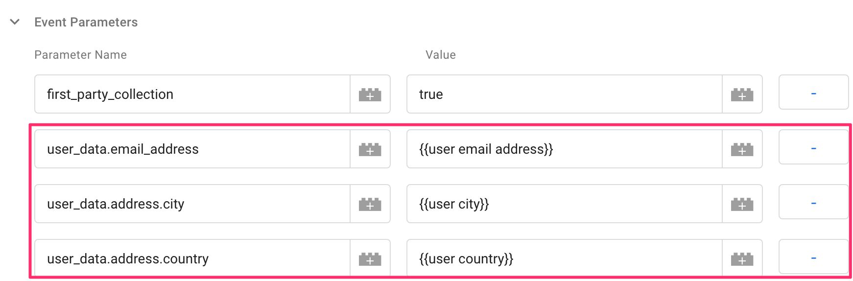 Data parameters. DRG Startup parameters. Параметр data