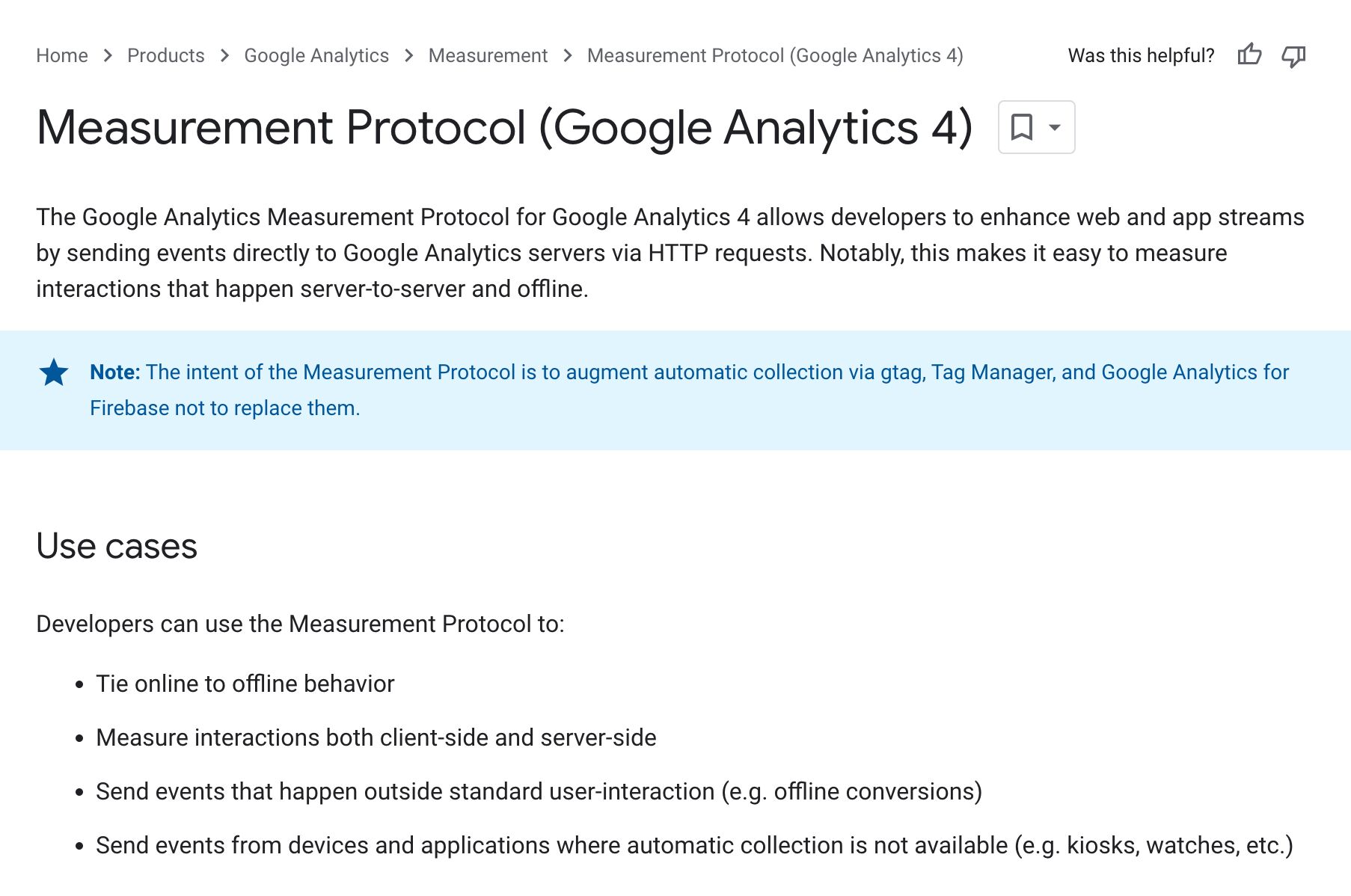 Measurement Protocol In Google Analytics 4