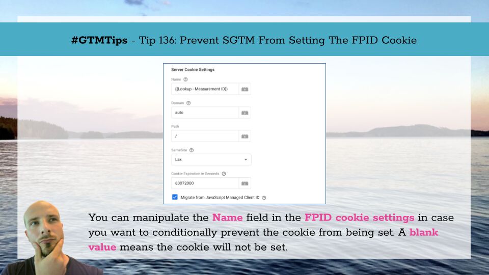 Conditionally prevent SGTM from accessing the FPID cookie