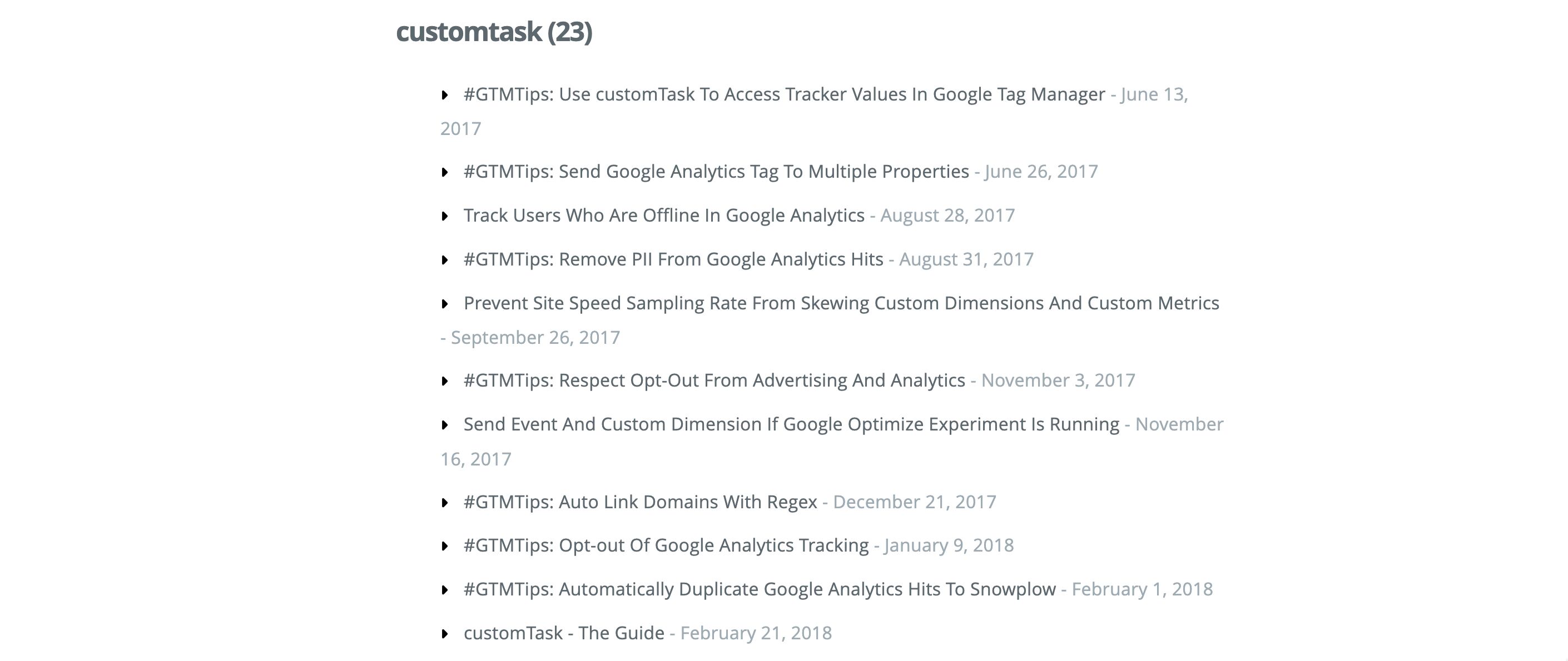 customTask articles