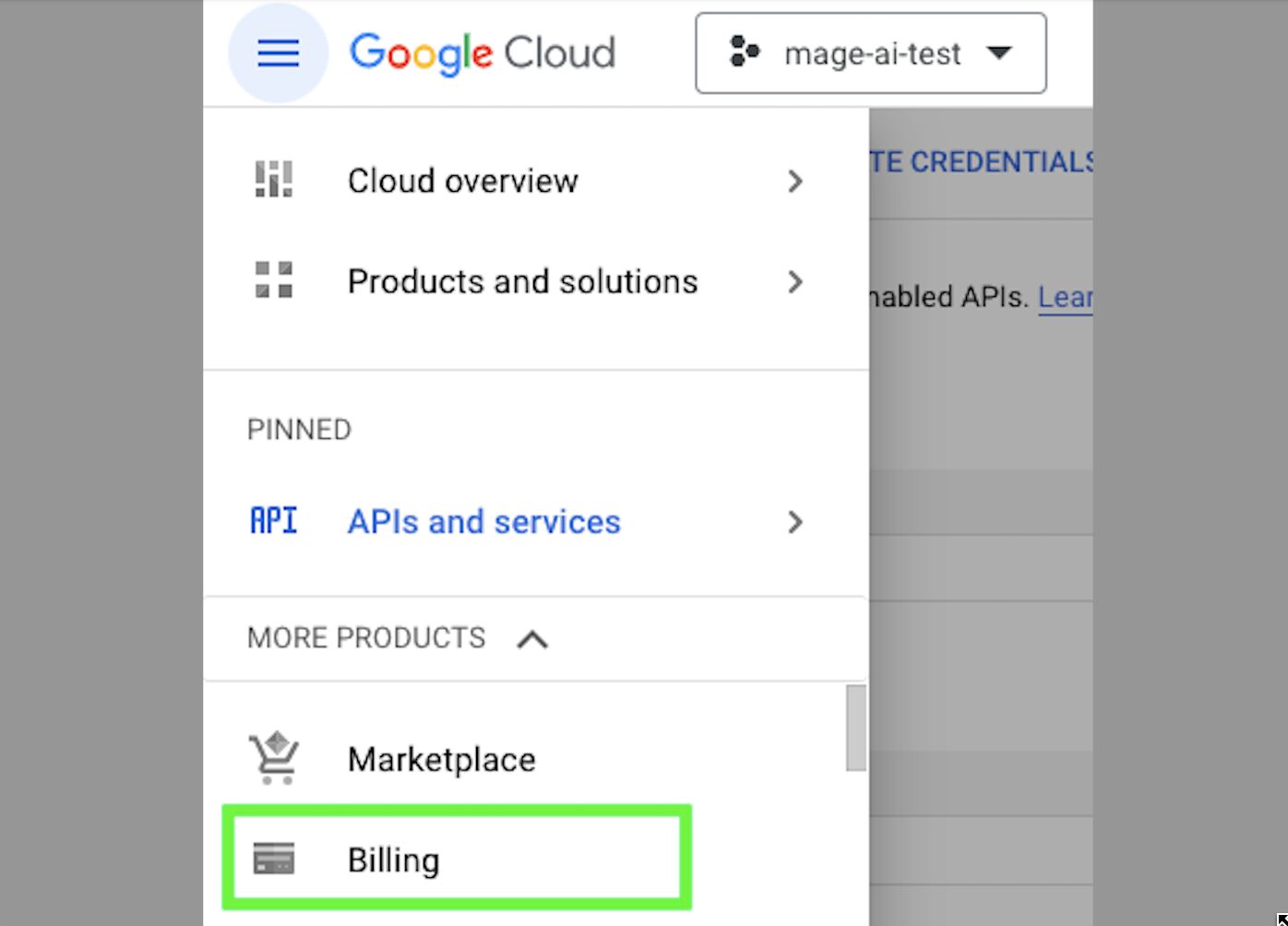 Google Cloud billing